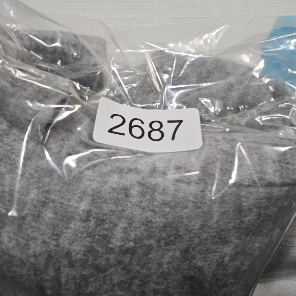 Verve Ami Gray Waffle Knit Shawl Collar Open Front Cardigan Sweater Womans M - Picture 11 of 11